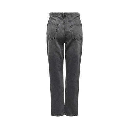 Only Gray Cotton Jeans &amp; Pant