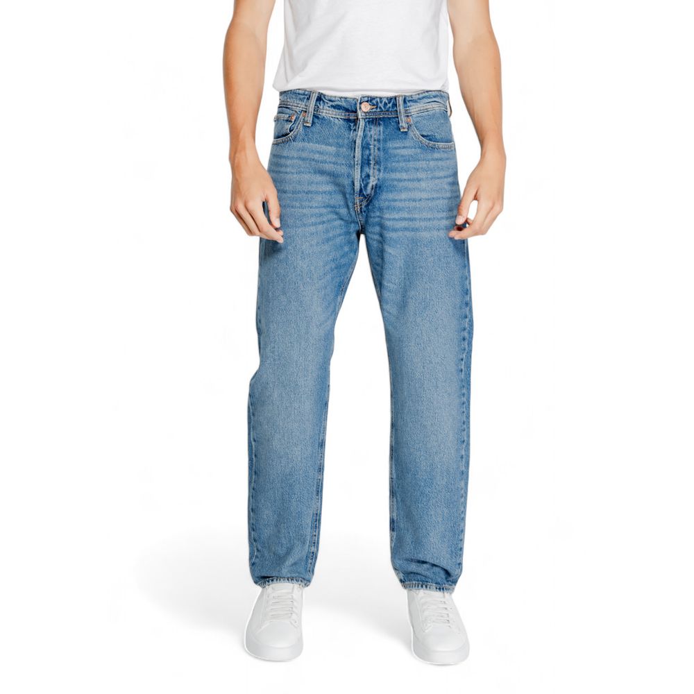 Jack Jones Blue Cotton Jeans &amp; Pant