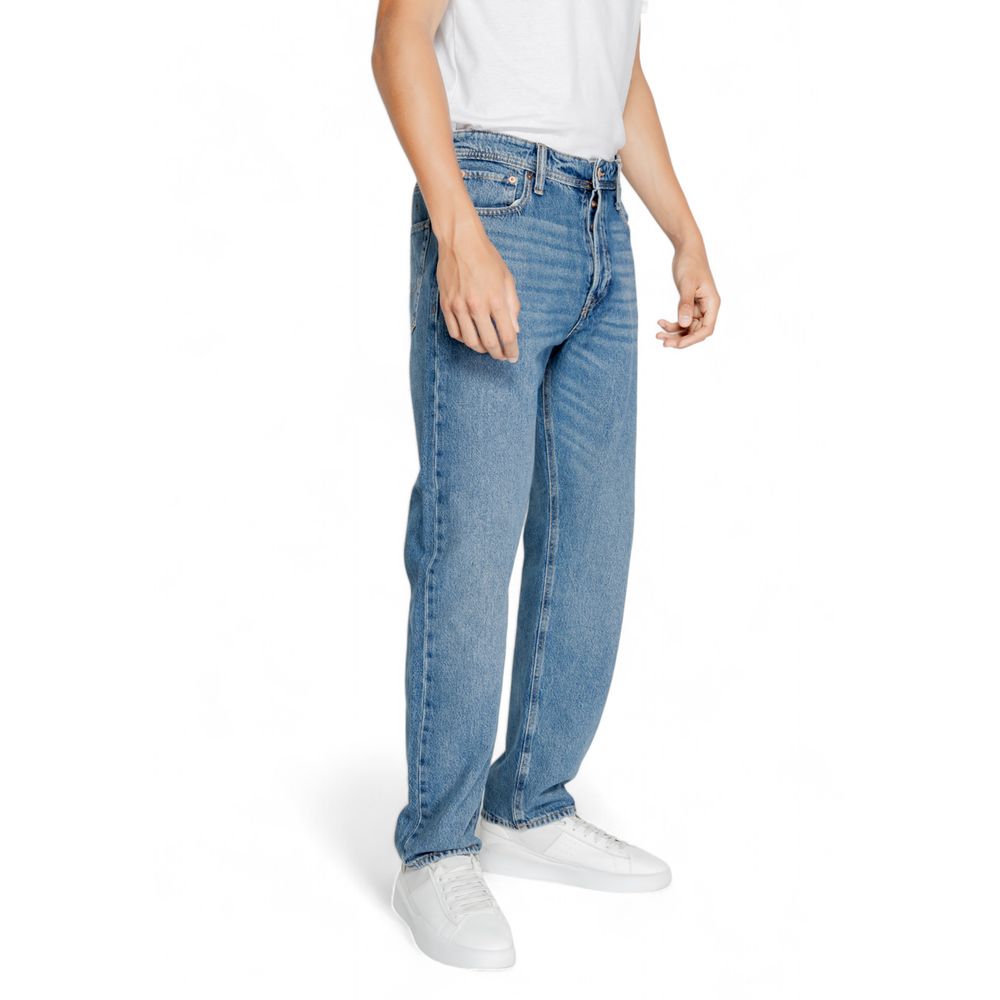 Jack Jones Blue Cotton Jeans &amp; Pant