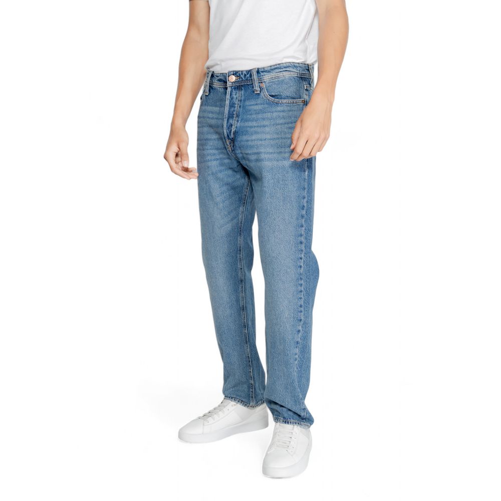 Jack Jones Blue Cotton Jeans &amp; Pant