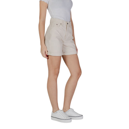 B.Young Beige Cotton Short