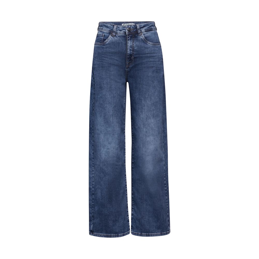 Street One Blue Cotton Jeans &amp; Pant