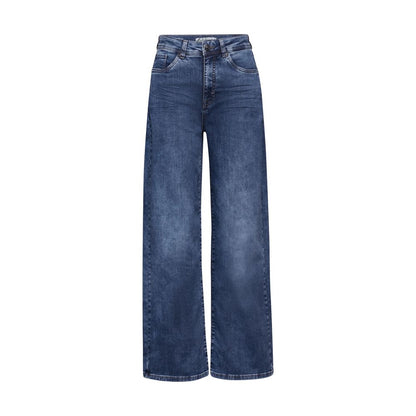 Street One Blue Cotton Jeans &amp; Pant