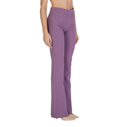 Sandro Ferrone Purple Polyester Jeans &amp; Pant