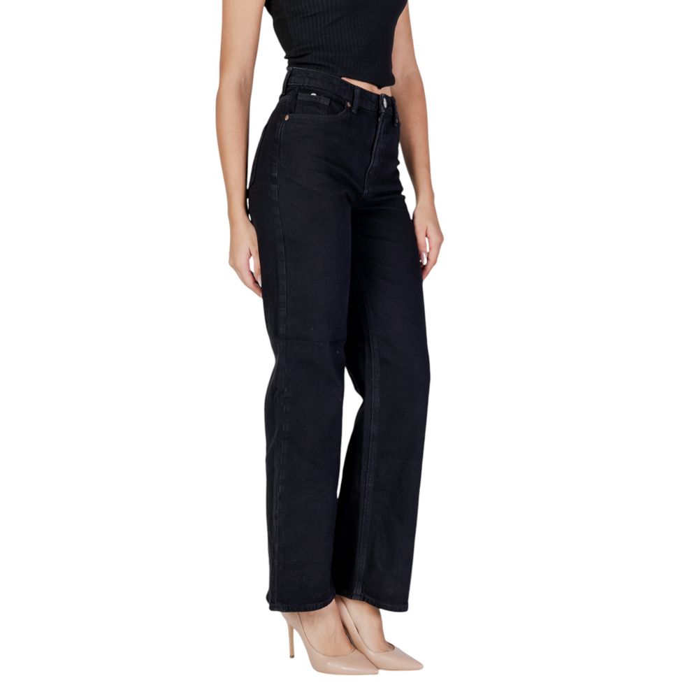 Vero Moda Black Cotton Jeans &amp; Pant