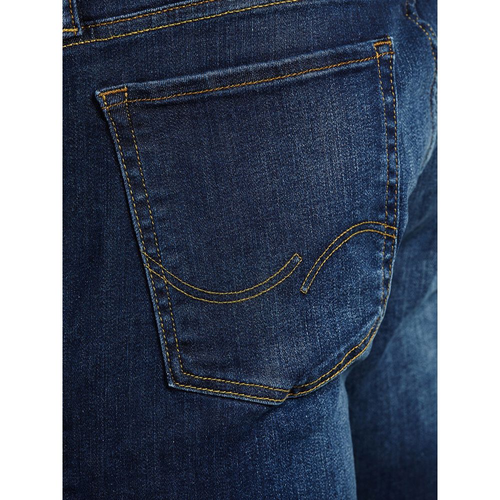 Jack Jones Blue Cotton Jeans &amp; Pant