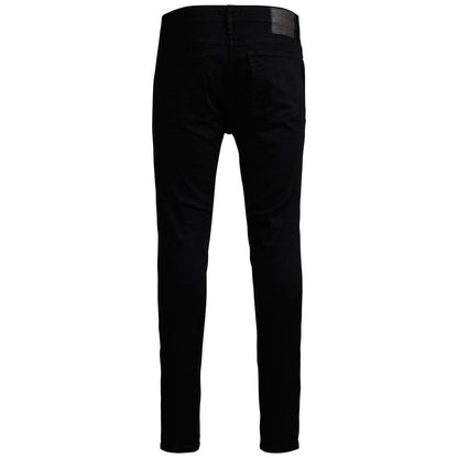 Jack Jones Black Cotton Jeans &amp; Pant