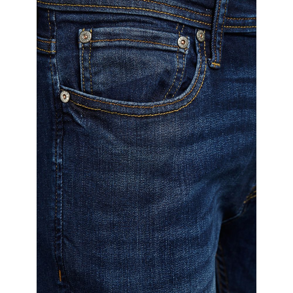 Jack Jones Blue Cotton Jeans &amp; Pant