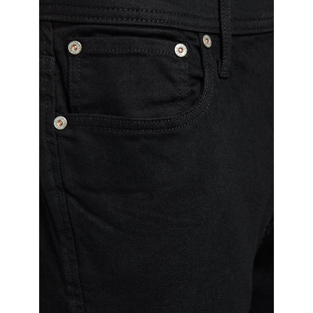 Jack Jones Black Cotton Jeans &amp; Pant