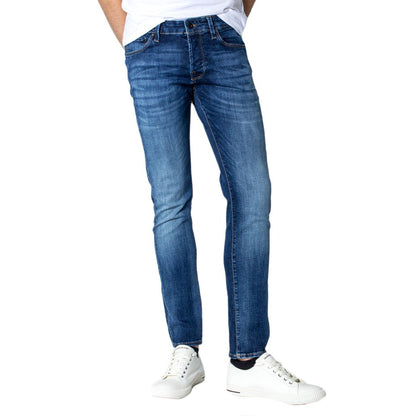 Jack Jones Blue Cotton Jeans &amp; Pant