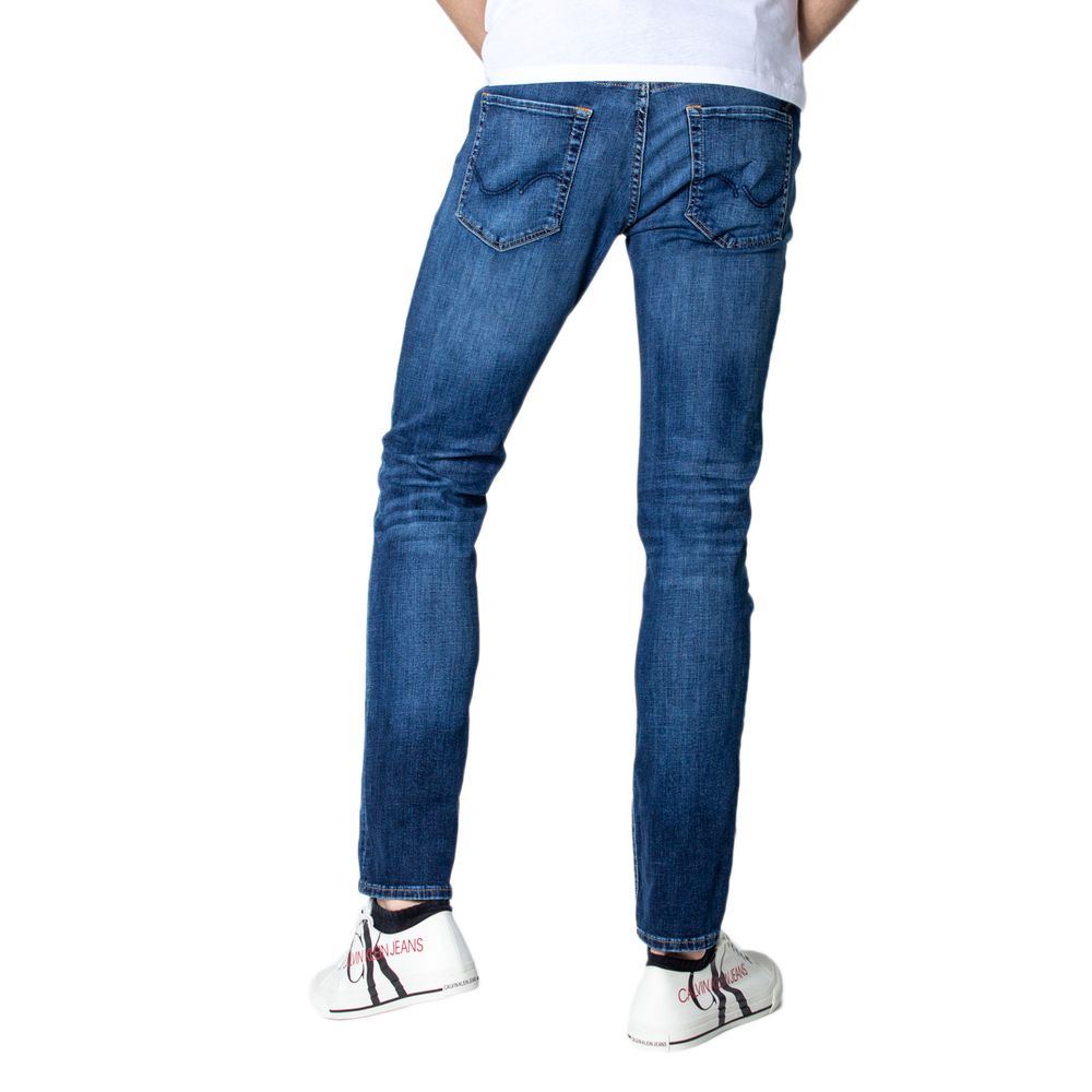 Jack Jones Blue Cotton Jeans &amp; Pant