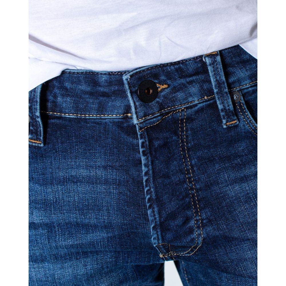 Jack Jones Blue Cotton Jeans &amp; Pant