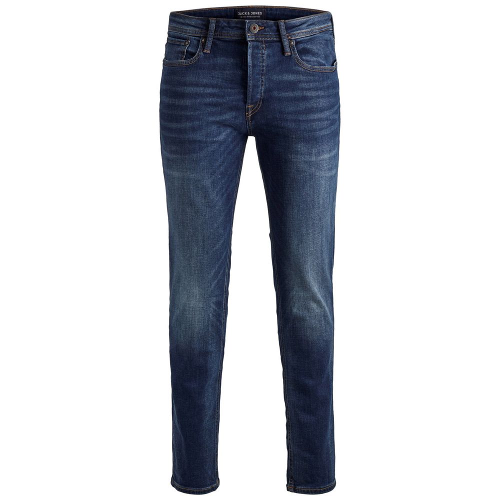 Jack Jones Blue Cotton Jeans &amp; Pant