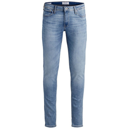 Jack Jones Blue Cotton Jeans &amp; Pant