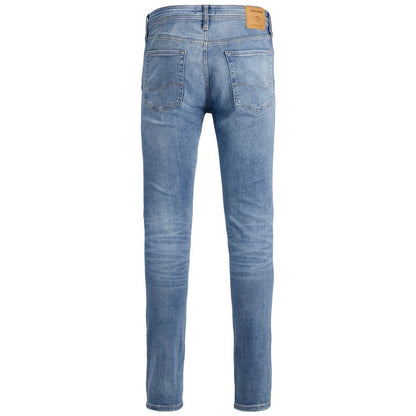 Jack Jones Blue Cotton Jeans &amp; Pant