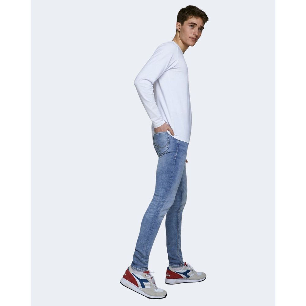 Jack Jones Blue Cotton Jeans &amp; Pant