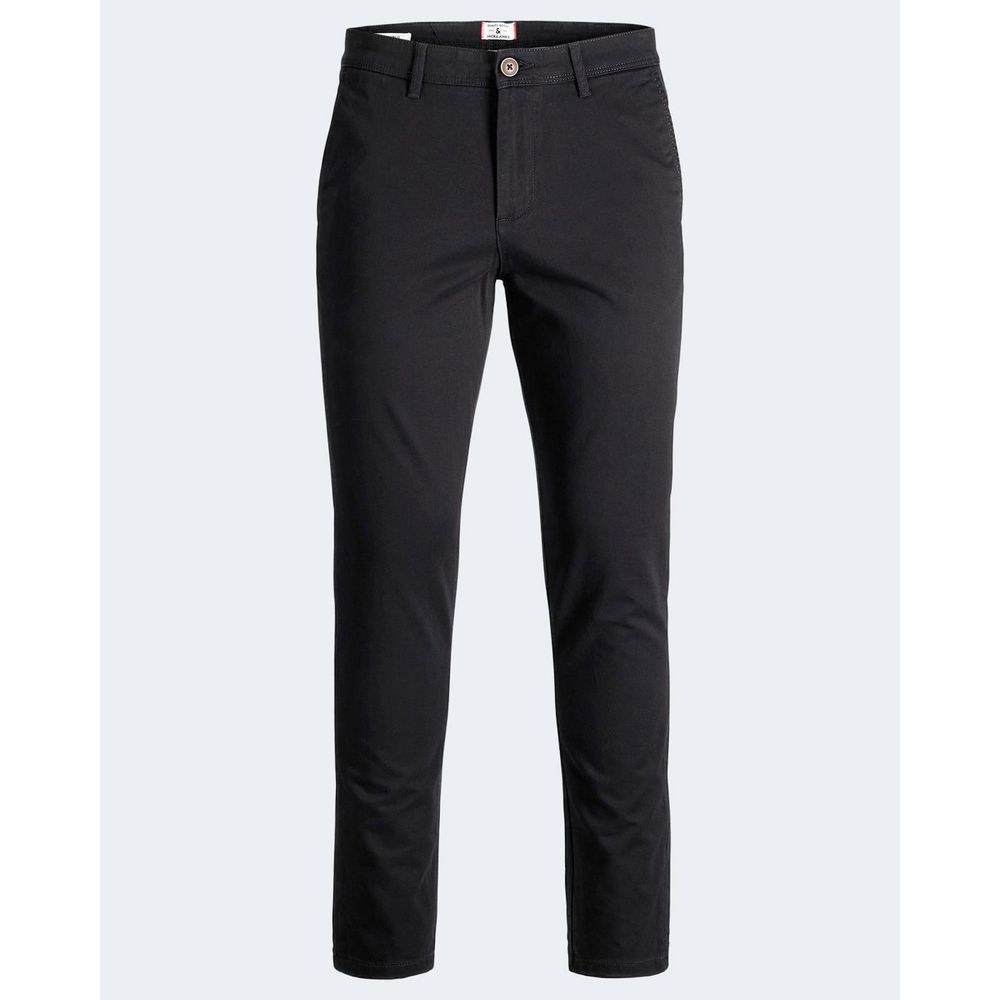 Jack Jones Black Cotton Jeans &amp; Pant