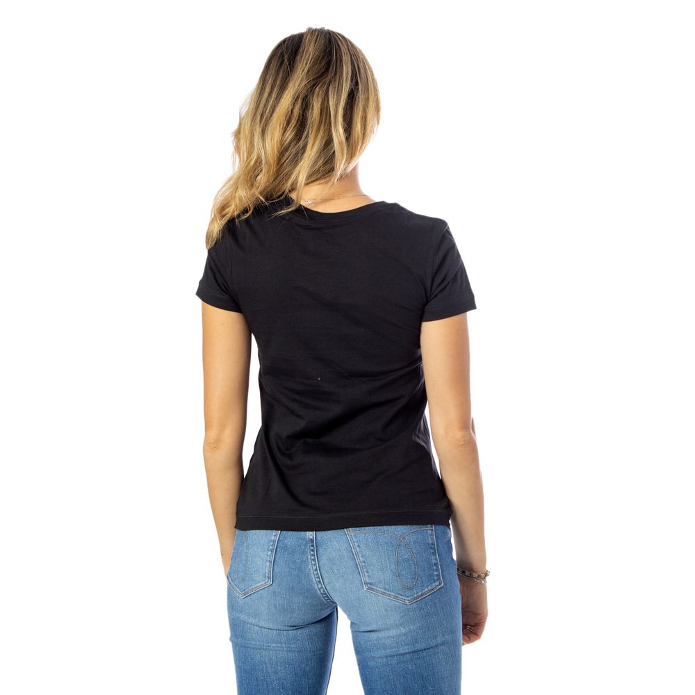 Calvin Klein Jeans Black Cotton Tops &amp; T-Shirt