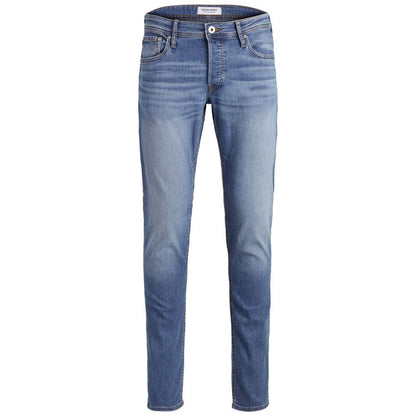 Jack Jones Blue Cotton Jeans &amp; Pant