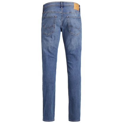 Jack Jones Blue Cotton Jeans &amp; Pant