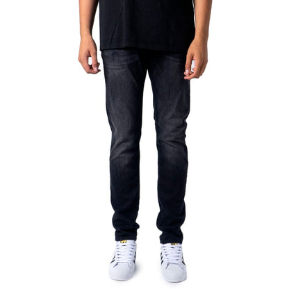 Jack Jones Black Cotton Jeans &amp; Pant