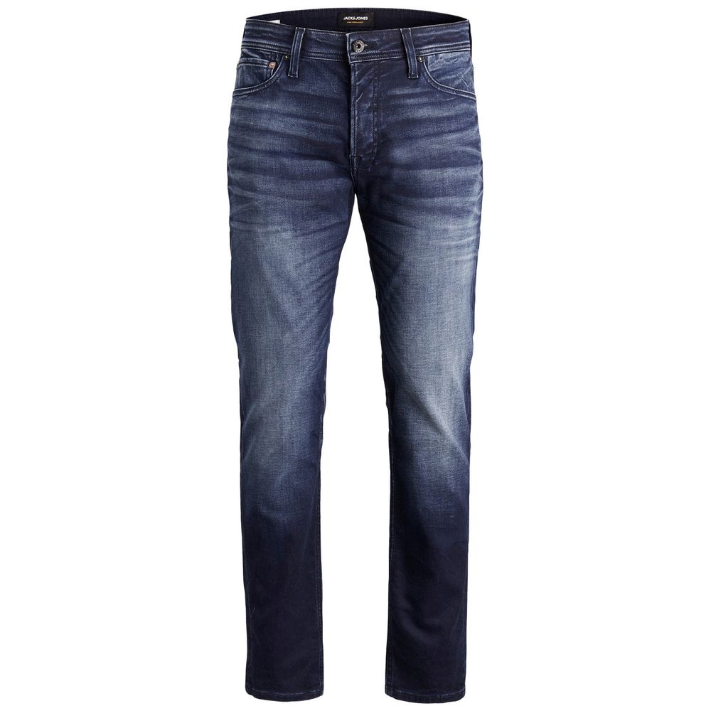 Jack Jones Blue Cotton Jeans &amp; Pant