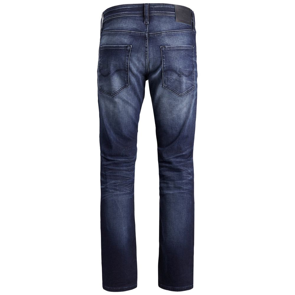 Jack Jones Blue Cotton Jeans &amp; Pant