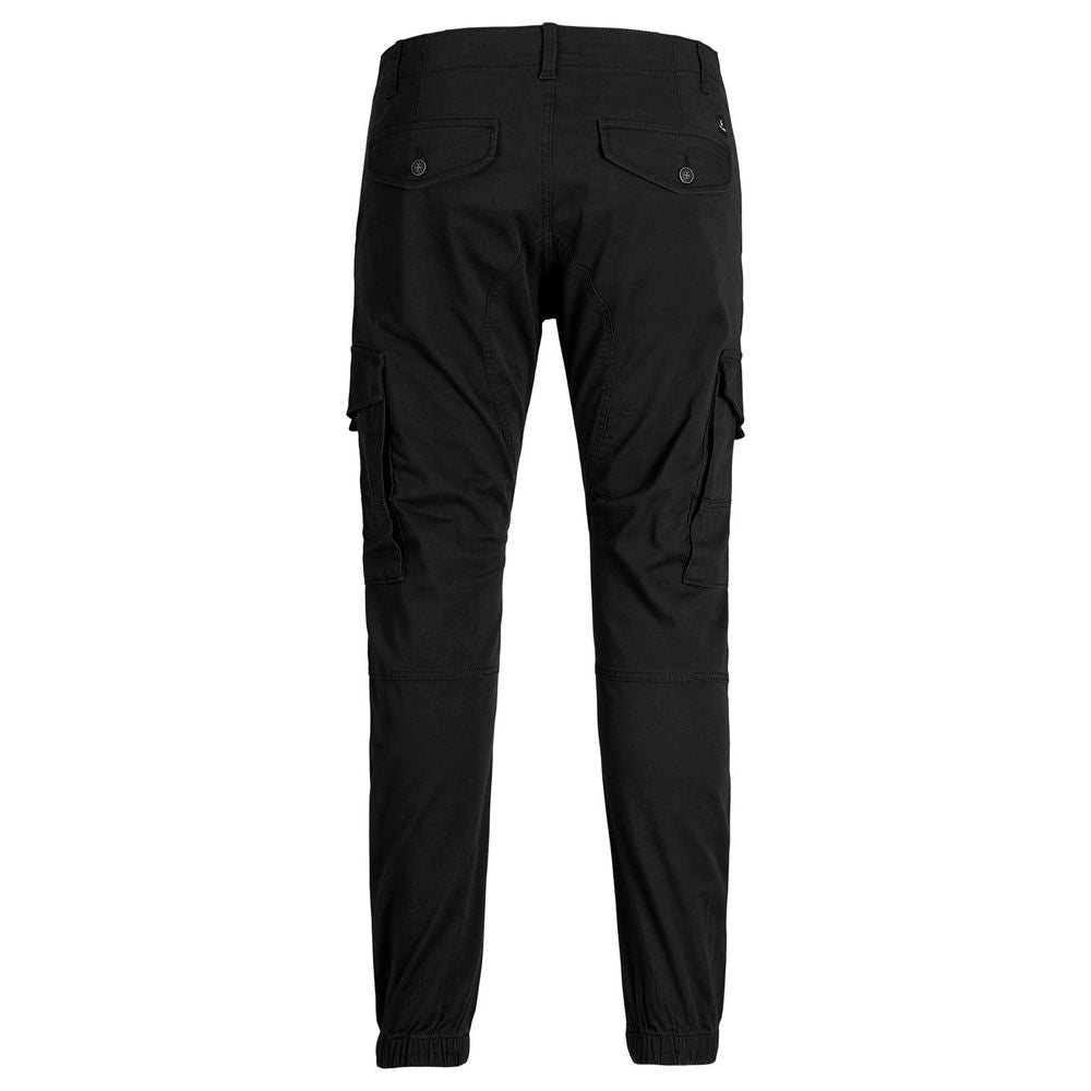 Jack Jones Black Cotton Jeans &amp; Pant