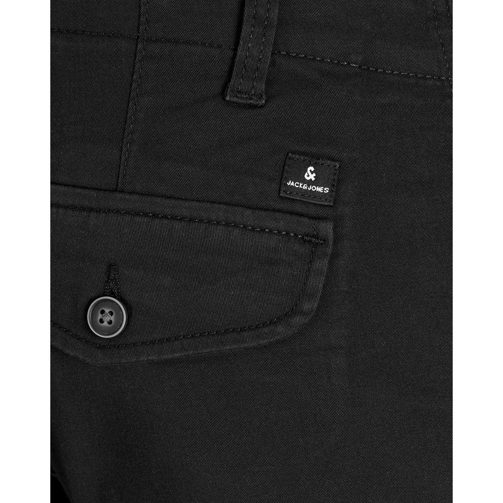 Jack Jones Black Cotton Jeans &amp; Pant