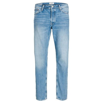 Jack Jones Blue Cotton Jeans &amp; Pant