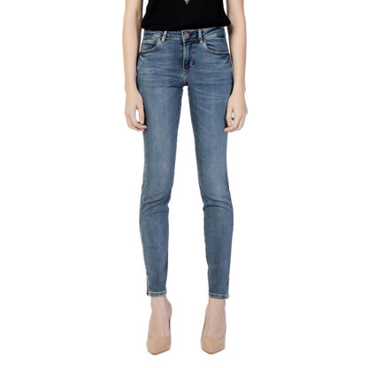 Guess Blue Cotton Jeans &amp; Pant