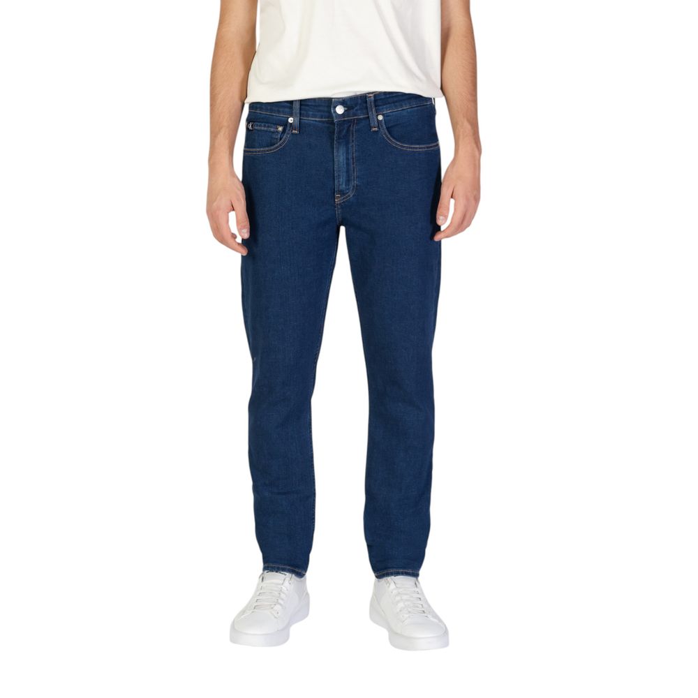 Calvin Klein Jeans Blue Cotton Jeans &amp; Pant