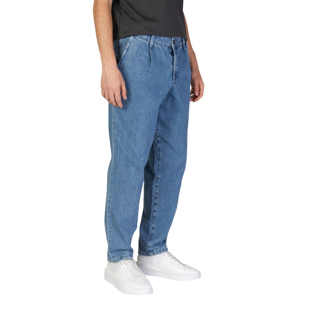 Jack Jones Blue Cotton Jeans &amp; Pant