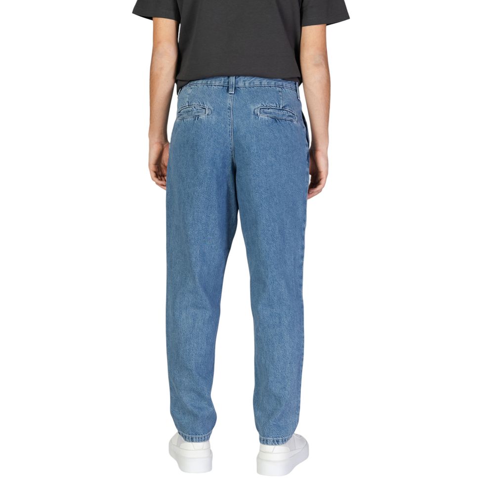 Jack Jones Blue Cotton Jeans &amp; Pant