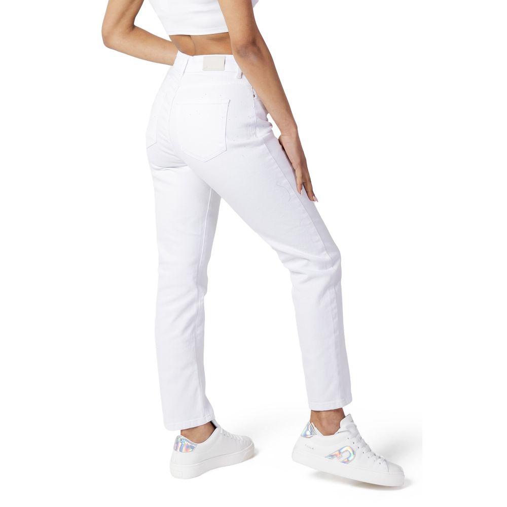 Only White Cotton Jeans &amp; Pant