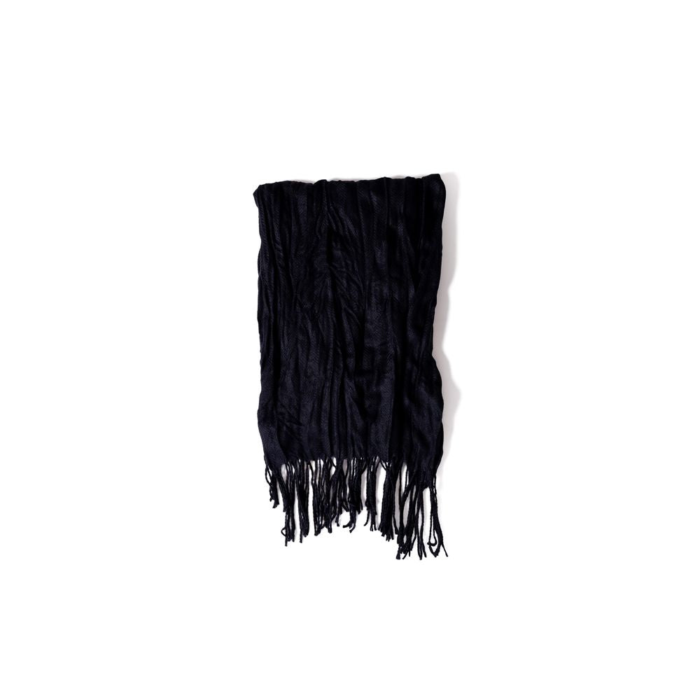 Antony Morato Black Polyester Scarf