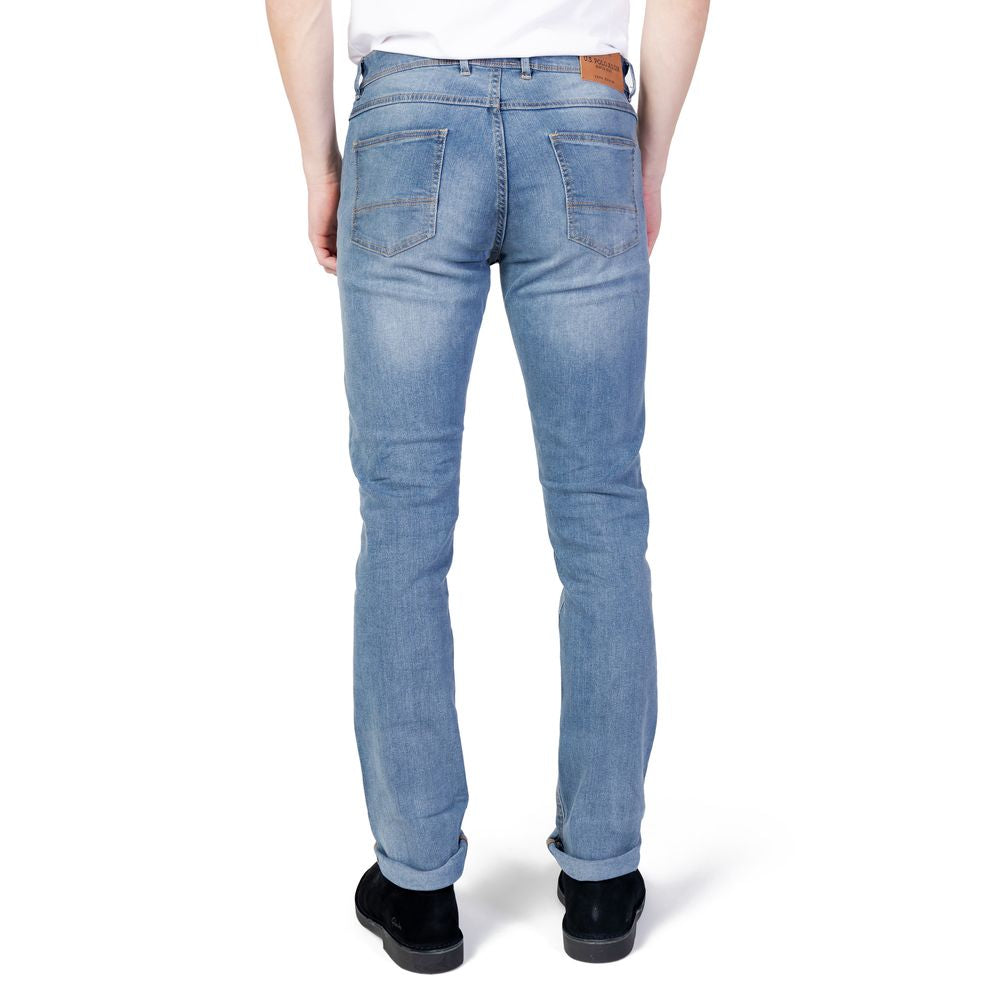 U.S. POLO ASSN. Blue Cotton Jeans &amp; Pant