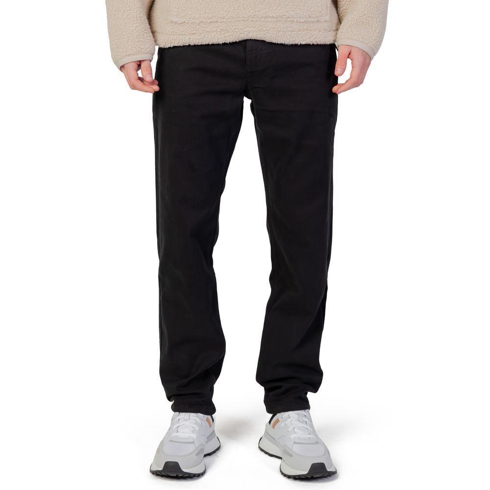 Hugo Boss Black Cotton Jeans &amp; Pant