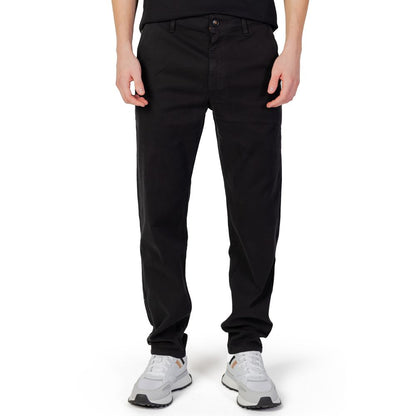 Hugo Boss Black Cotton Jeans &amp; Pant