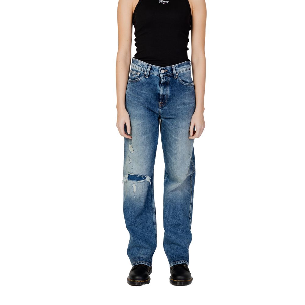 Tommy Hilfiger Jeans Blue Recycled Cotton Jeans &amp; Pant