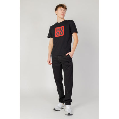 Hugo Boss Black Cotton Jeans &amp; Pant