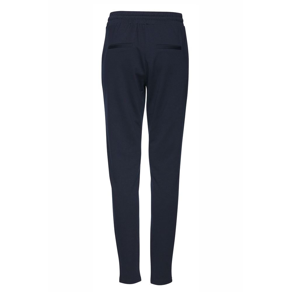 ICHI Blue Polyester Jeans &amp; Pant