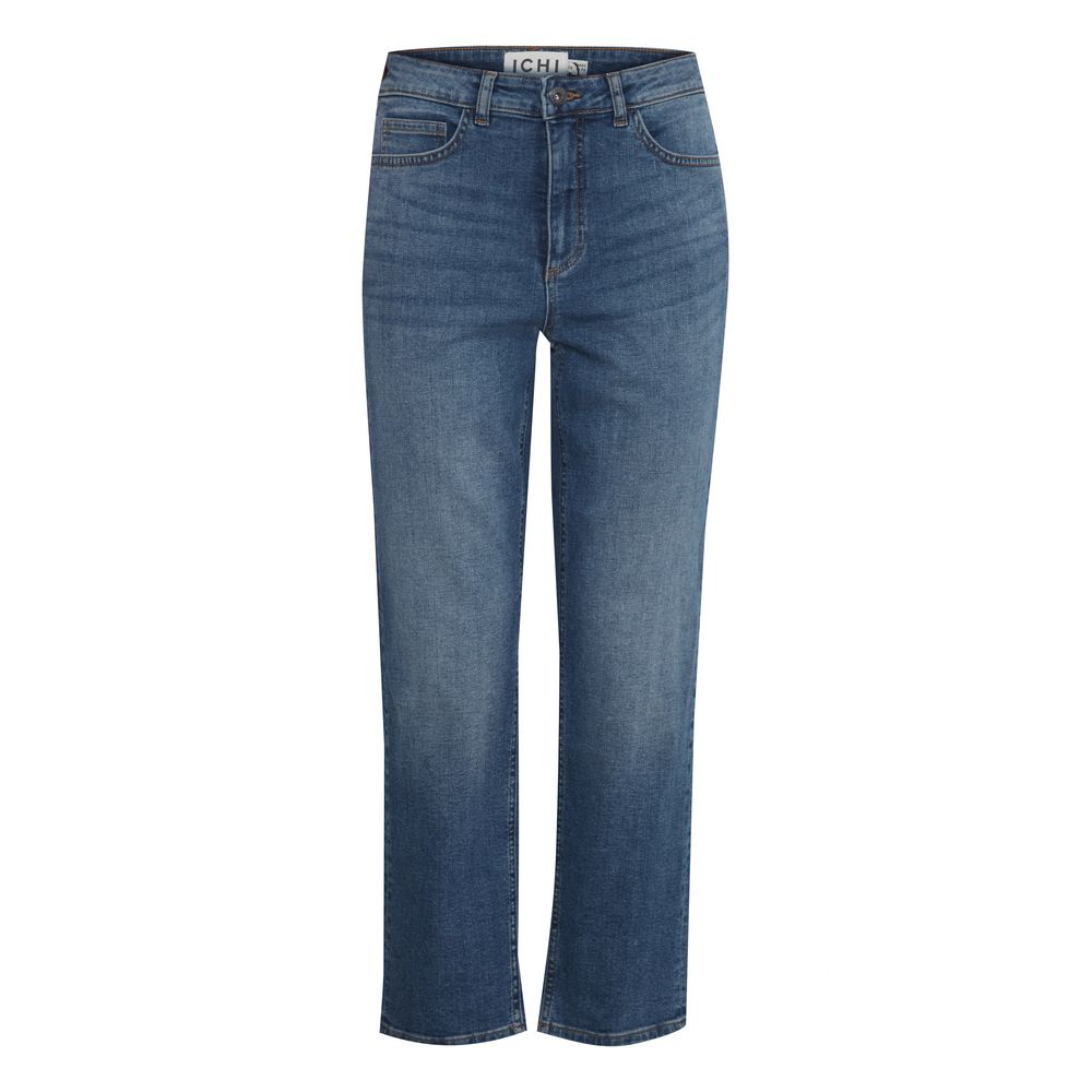 ICHI Blue Cotton Jeans &amp; Pant