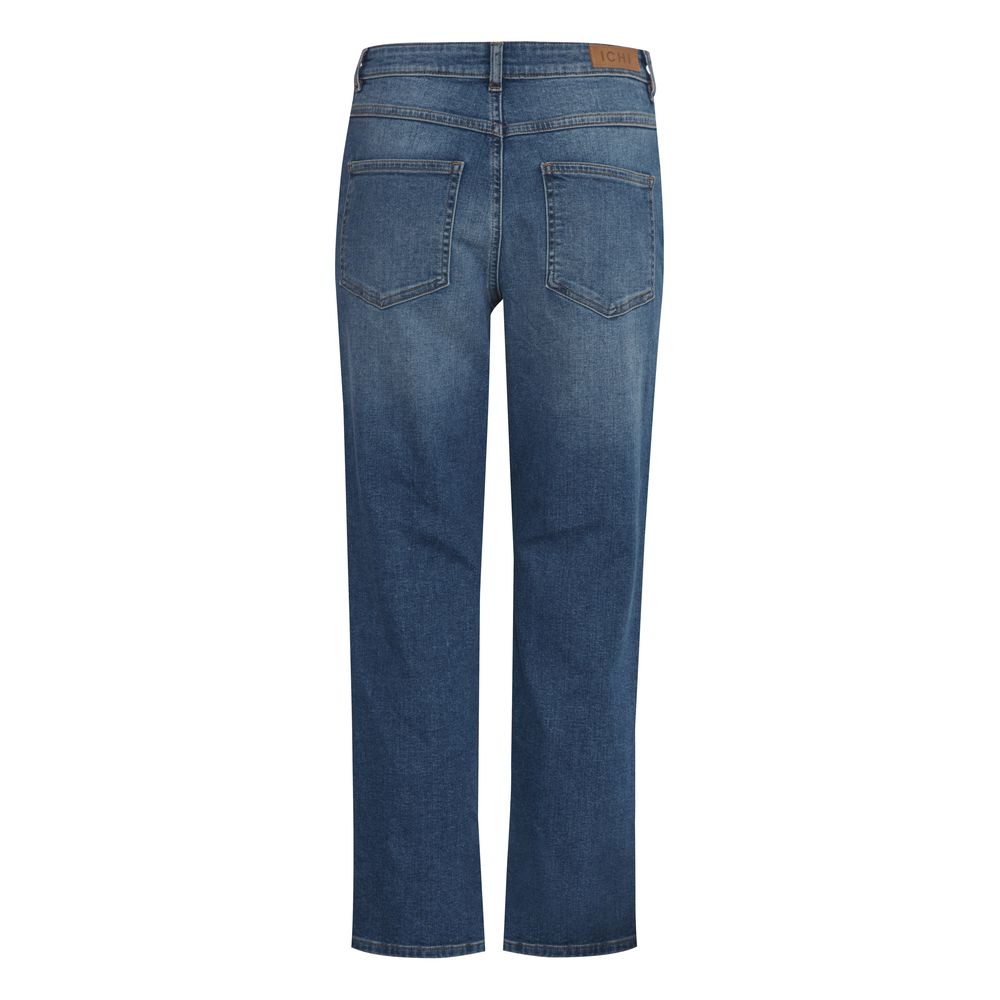 ICHI Blue Cotton Jeans &amp; Pant