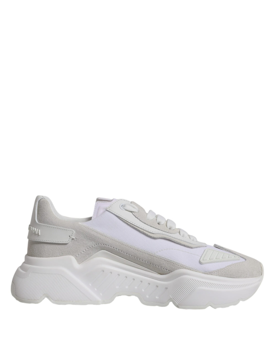 Dolce &amp; Gabbana White Leather Daymaster Low Top Sneakers Shoes