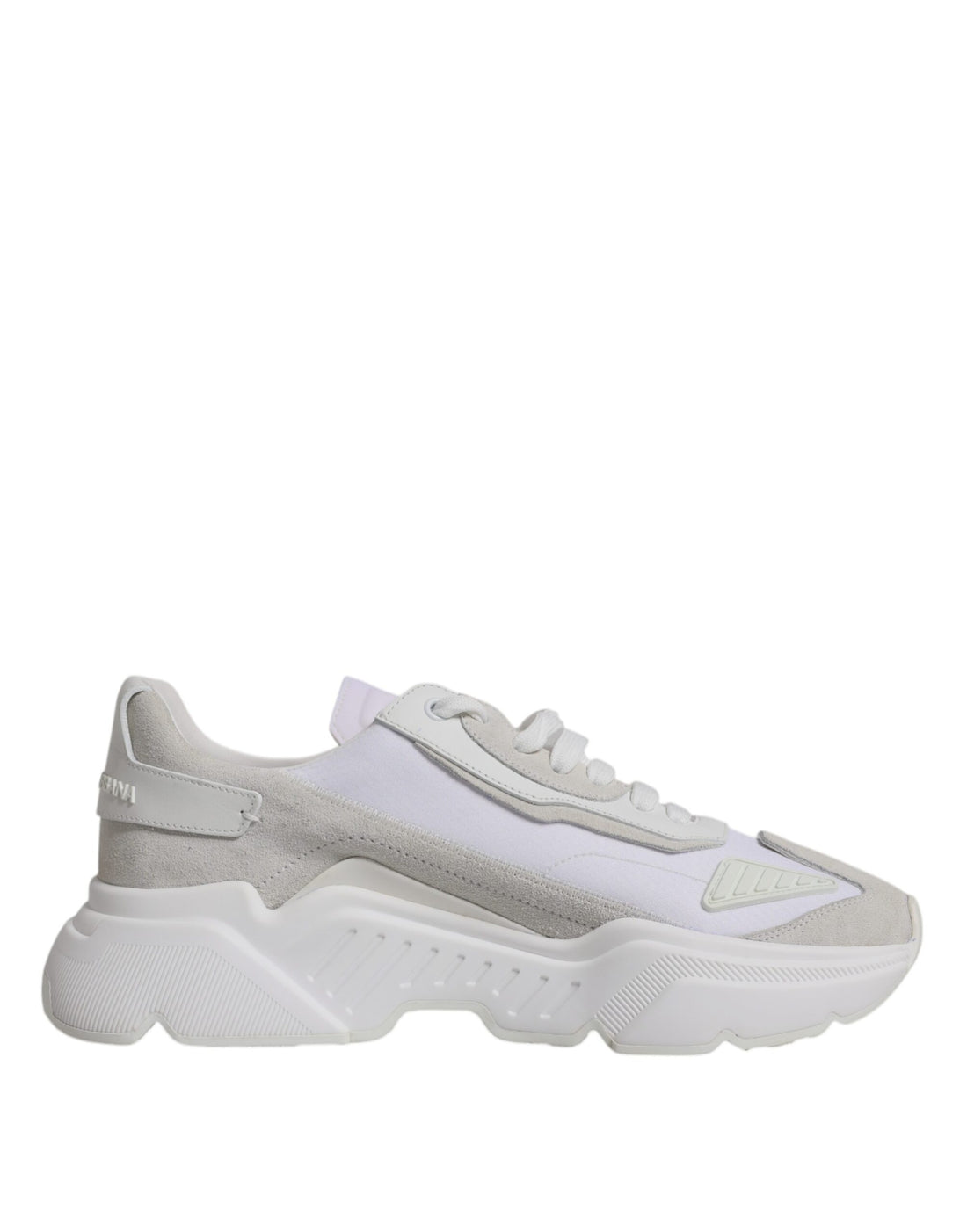 Dolce &amp; Gabbana White Leather Daymaster Low Top Sneaker Shoes