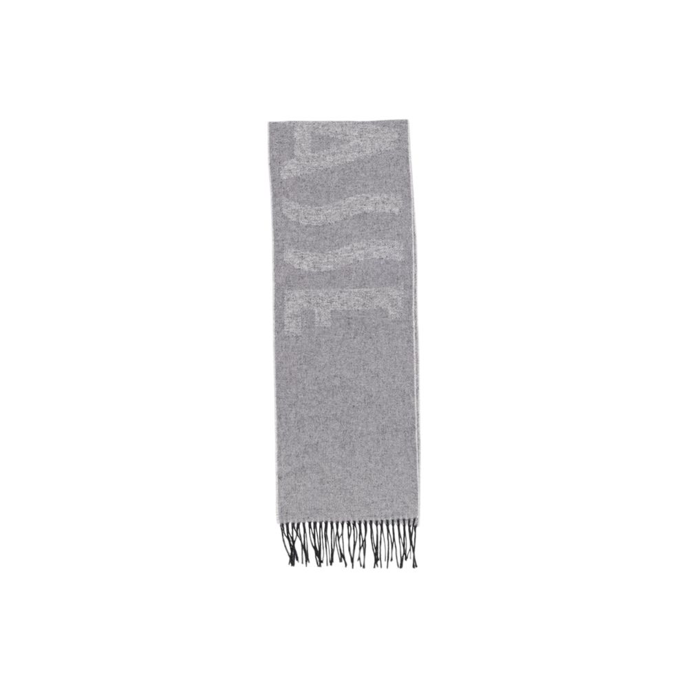 Alviero Martini Prima Classe Gray Cotton Scarf