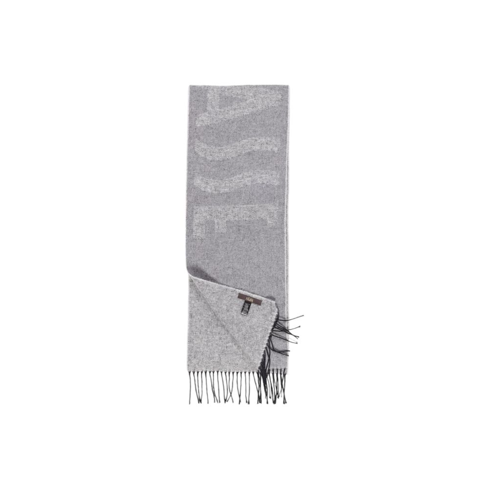 Alviero Martini Prima Classe Gray Cotton Scarf