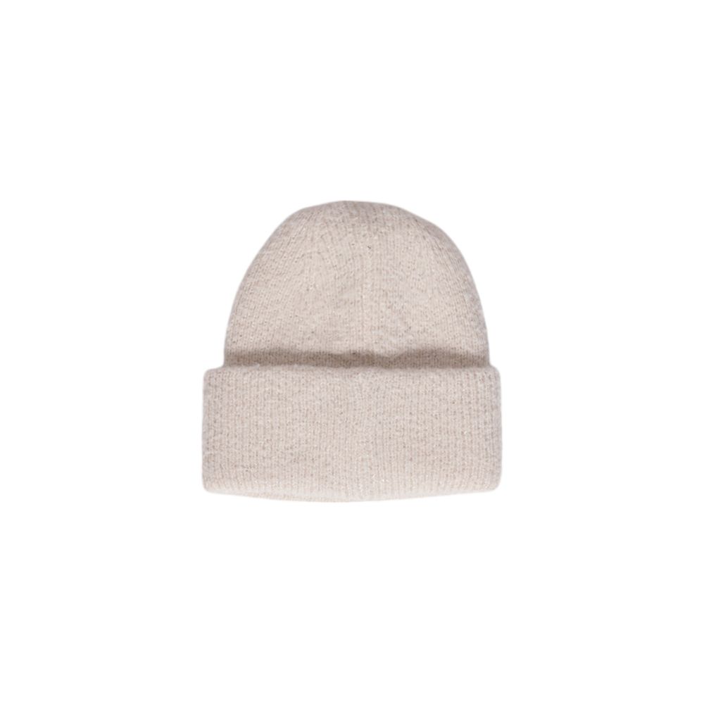 Pieces Beige Recycled Polyester Hat