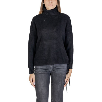 Sandro Ferrone Black Viscose Sweater